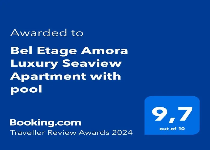 Bel Etage Amora Luxury Seaview Apartment With Pool